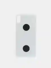 Серебряный задняя крышка для iPhone X