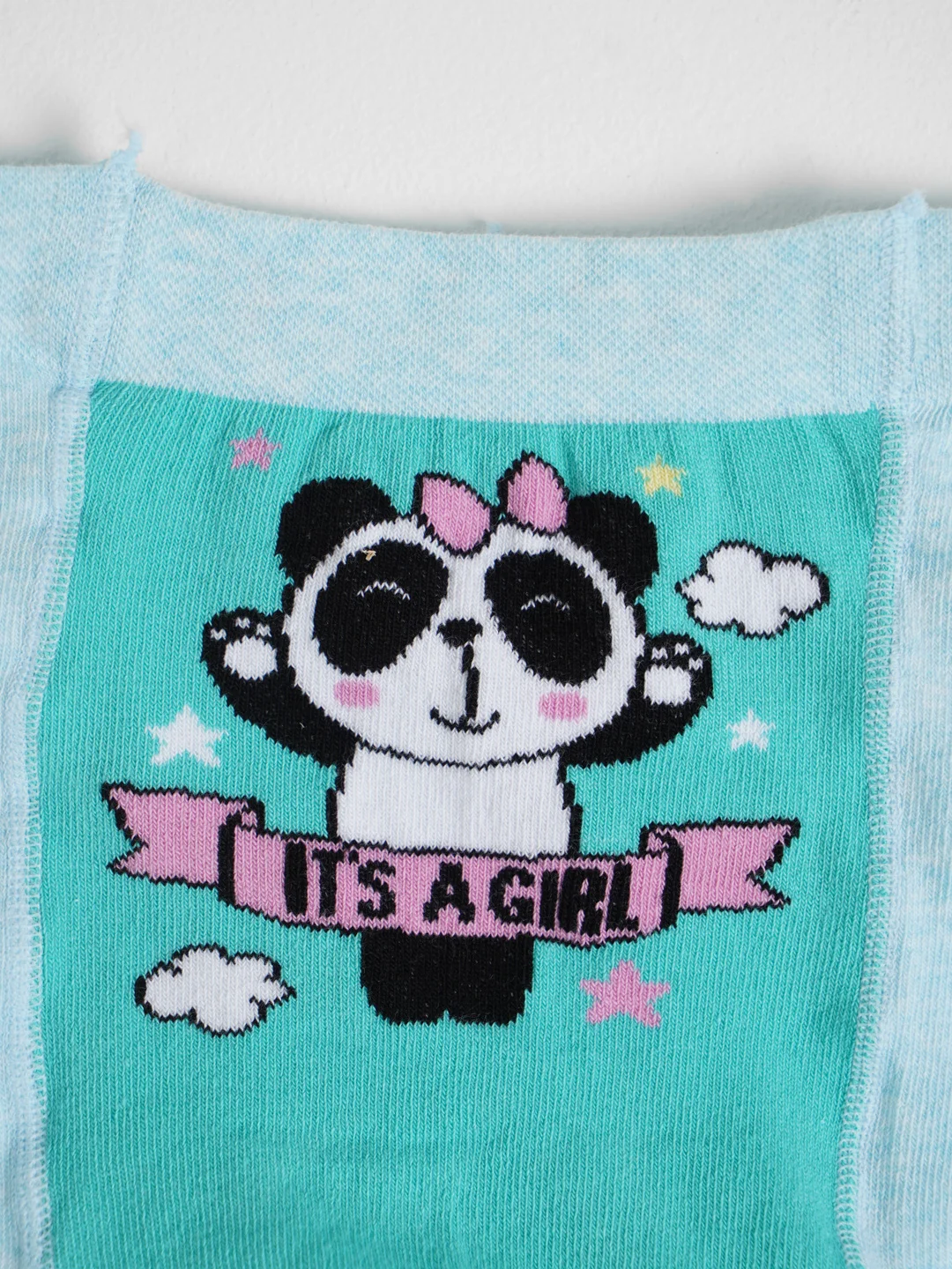 Бирюзовый детские колготки conte kids