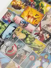 Красный тетрадь 48 листов, "Герои Marvel", клетка