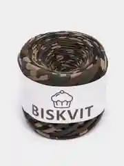 Приглушённый хаки пряжа Трикотажная Biskvit 100% Хлопок 330г 100м (Часть 2) Бисквит