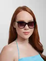 Угольный очки солнцезащитные, черные