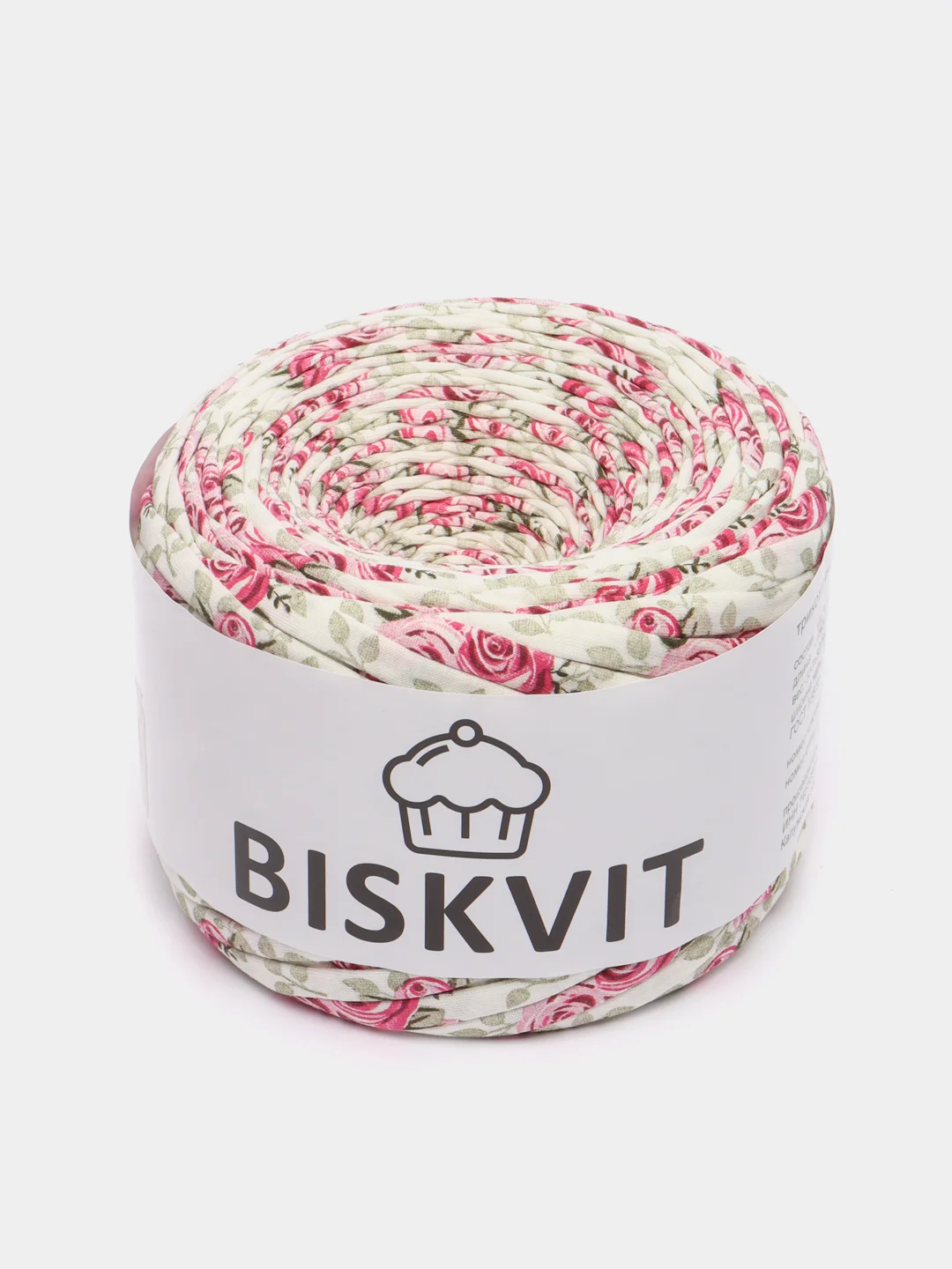 Тёмно-бордовый пряжа Трикотажная Biskvit 100% Хлопок 330г 100м ( Бисквит Часть 1 )