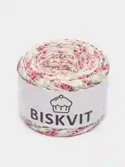 Тёмно-бордовый пряжа Трикотажная Biskvit 100% Хлопок 330г 100м ( Бисквит Часть 1 )