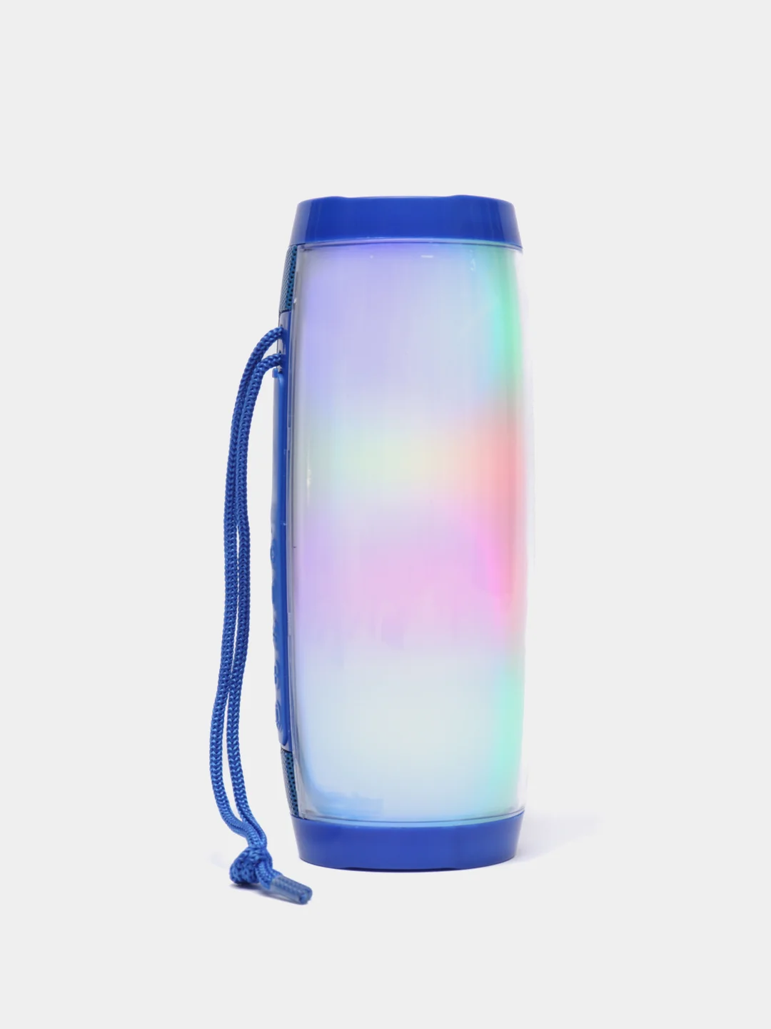 Синий портативная Bluetooth-колонка со светомузыкой TG-157