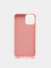 Розовый чехол для iPhone 12, 12 Pro со стальным железным кольцом подставкой