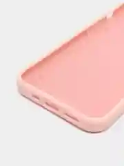 Розовый чехол для iPhone 12, 12 Pro со стальным железным кольцом подставкой