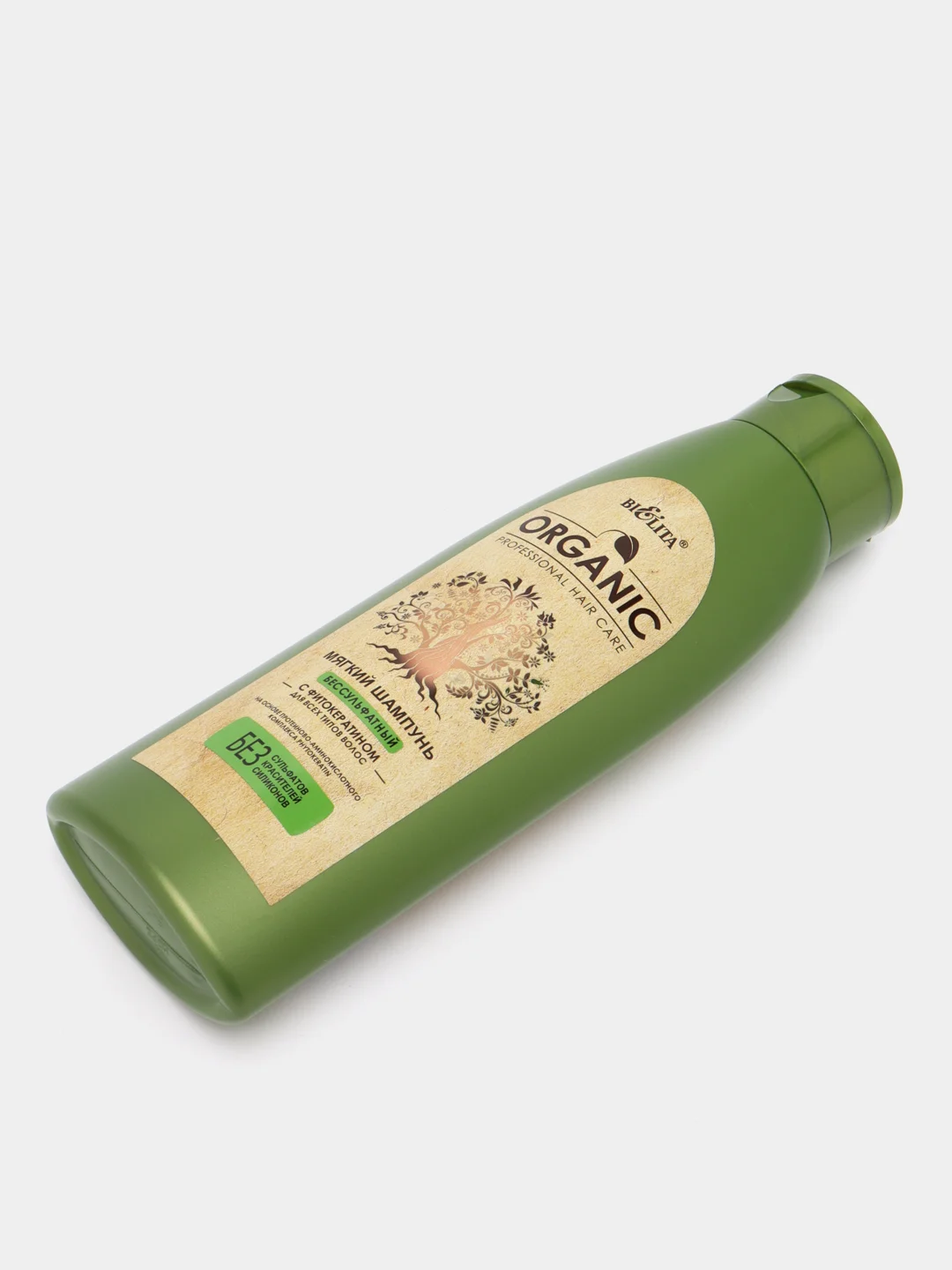 Белита Мягкий бессульфатный шампунь с фитокератином ORGANIC "Professional Hair Care"