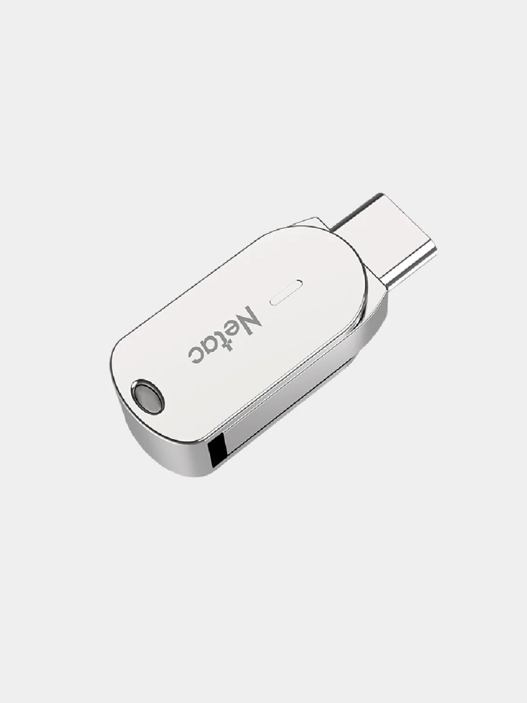 Серый металлик флешка USB 3.0 + Type-C Netac U785C 16Gb / 32Gb / 64Gb / 128Gb