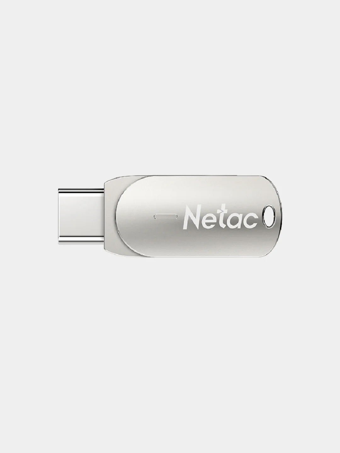 Серый металлик флешка USB 3.0 + Type-C Netac U785C 16Gb / 32Gb / 64Gb / 128Gb