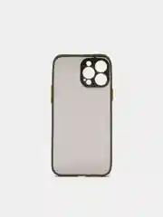Хаки накладка пластиковая с защищенной камерой на iPhone 13 mini / 13 / 13 Pro / 13 Pro Max
