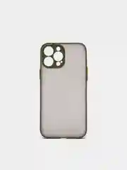 Хаки накладка пластиковая с защищенной камерой на iPhone 13 mini / 13 / 13 Pro / 13 Pro Max