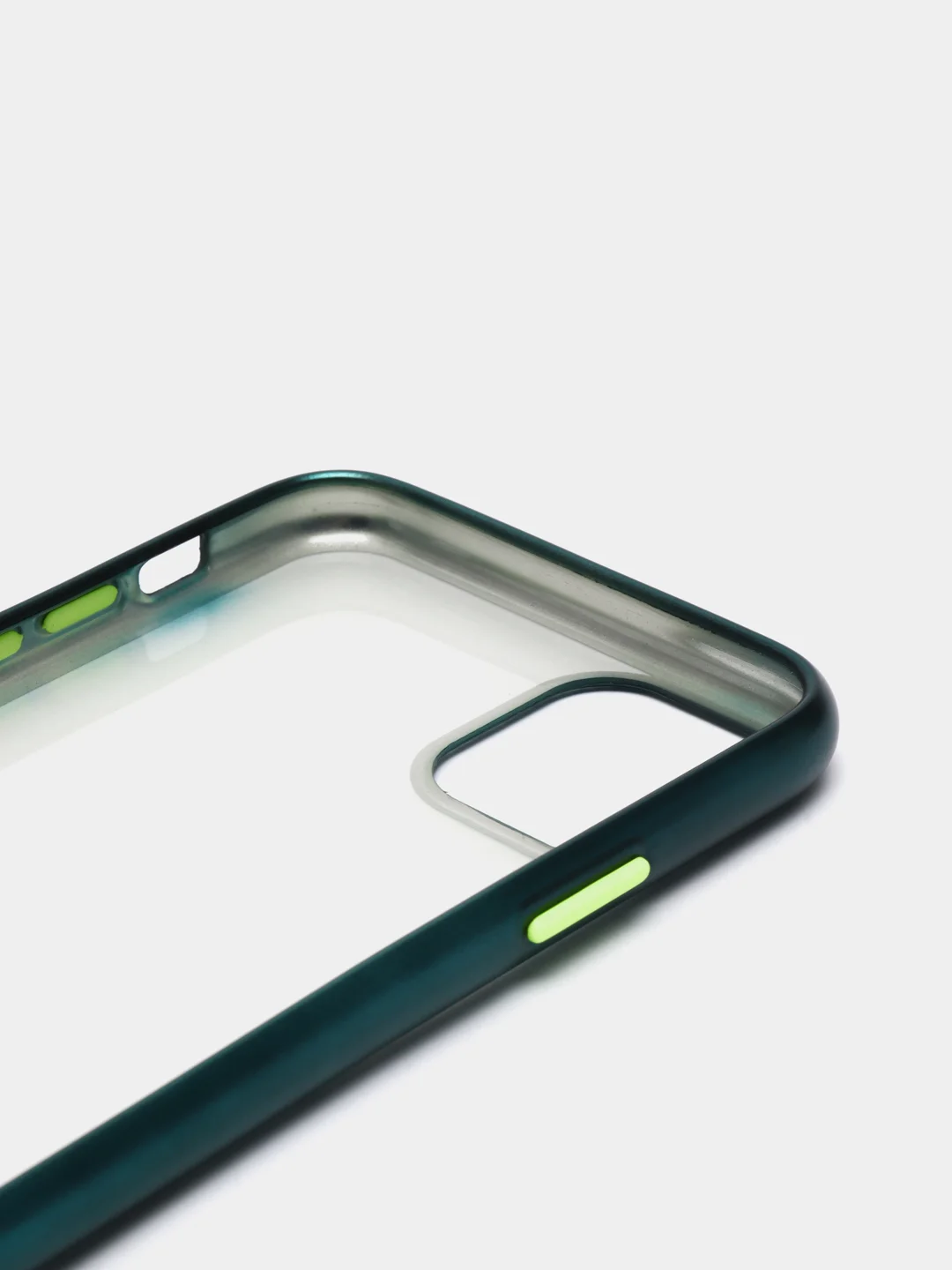 Зеленый чехол на iPhone 11 / iPhone 11 Pro / iPhone 11 Pro Max, силиконовый, матовый, с окантовкой