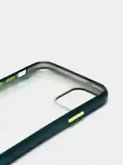 Зеленый чехол на iPhone 11 / iPhone 11 Pro / iPhone 11 Pro Max, силиконовый, матовый, с окантовкой