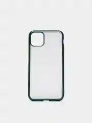 Зеленый чехол на iPhone 11 / iPhone 11 Pro / iPhone 11 Pro Max, силиконовый, матовый, с окантовкой