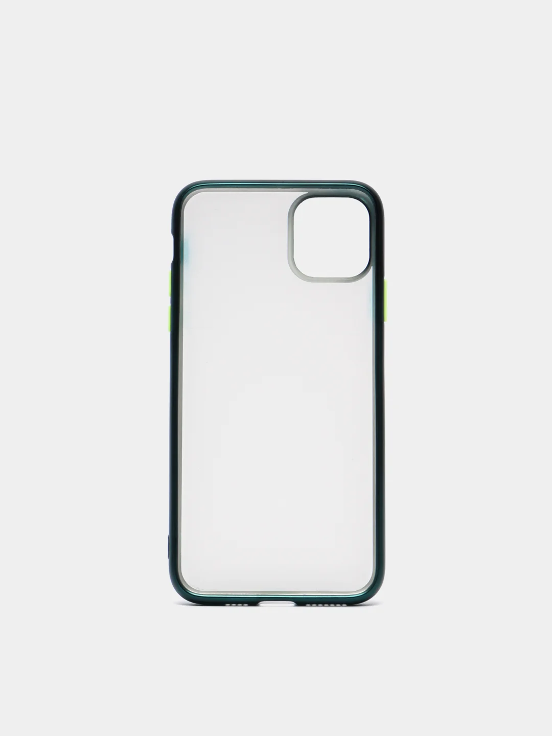Зеленый чехол на iPhone 11 / iPhone 11 Pro / iPhone 11 Pro Max, силиконовый, матовый, с окантовкой