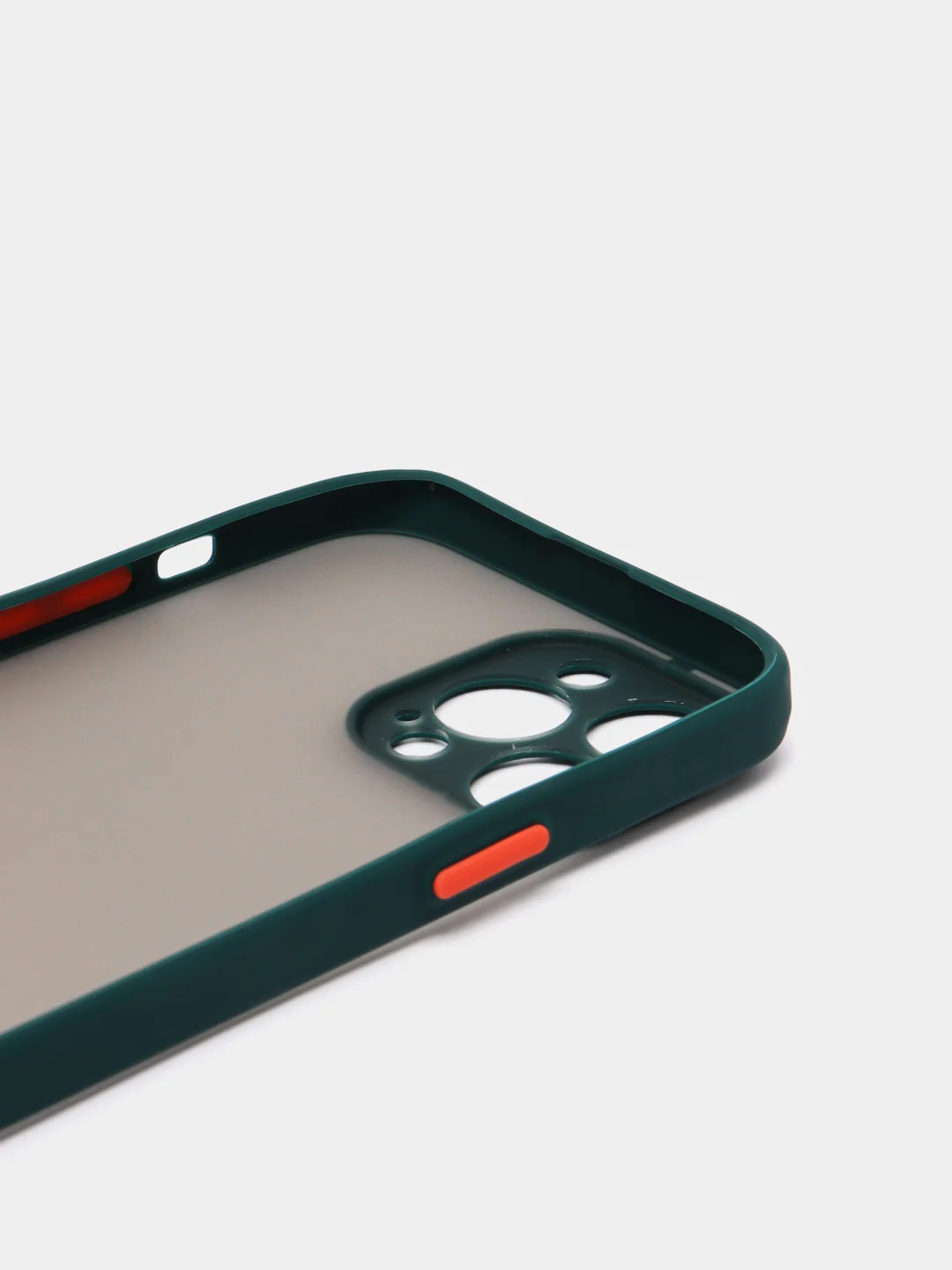 Зеленый накладка пластиковая с защищенной камерой на iPhone 13 mini / 13 / 13 Pro / 13 Pro Max