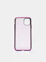 Фиолетовый чехол на iPhone 11 / iPhone 11 Pro / iPhone 11 Pro Max, силиконовый, матовый, с окантовкой