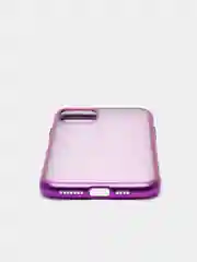 Фиолетовый чехол на iPhone 11 / iPhone 11 Pro / iPhone 11 Pro Max, силиконовый, матовый, с окантовкой