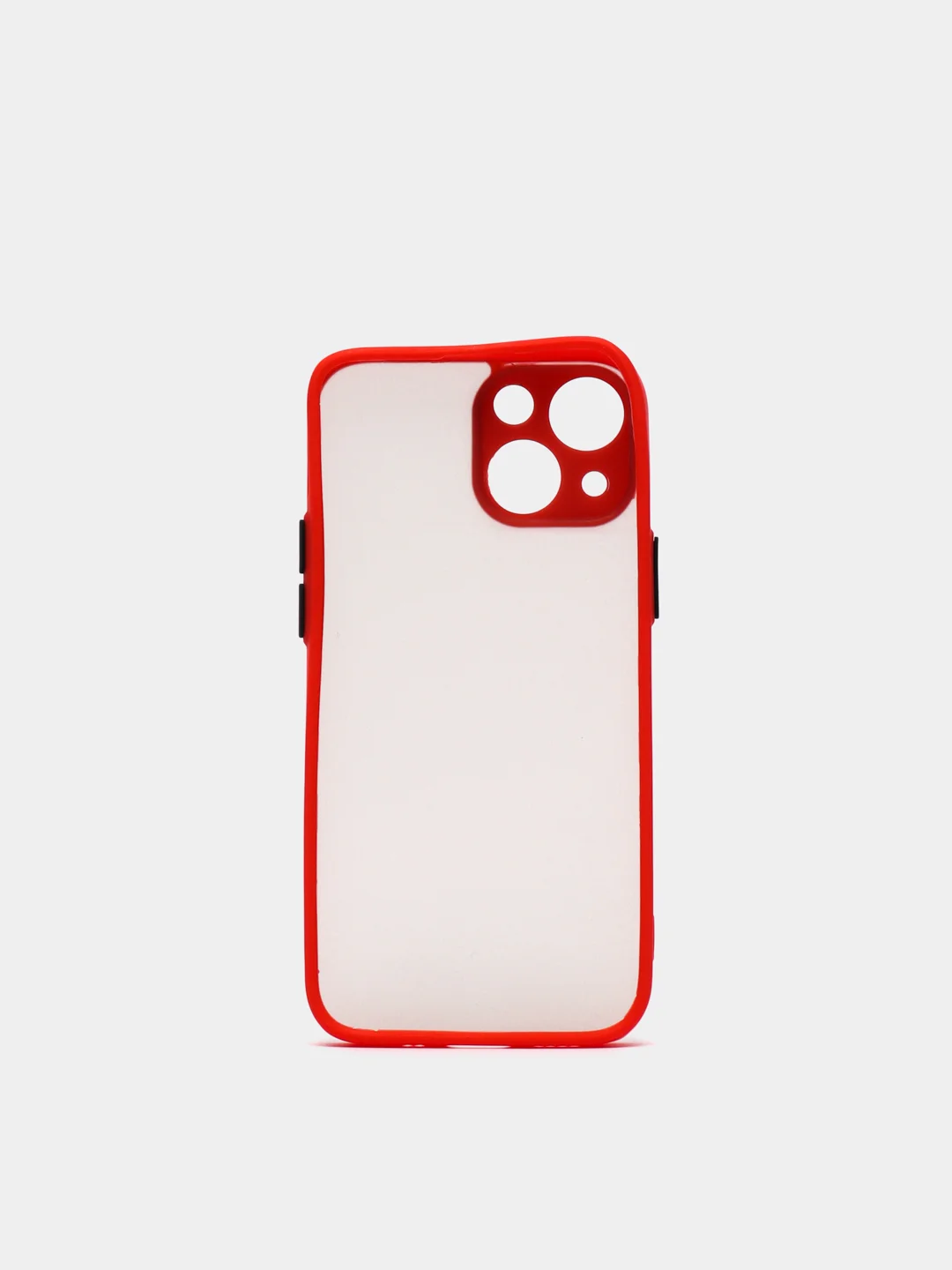 Красный накладка пластиковая с защищенной камерой на iPhone 13 mini / 13 / 13 Pro / 13 Pro Max