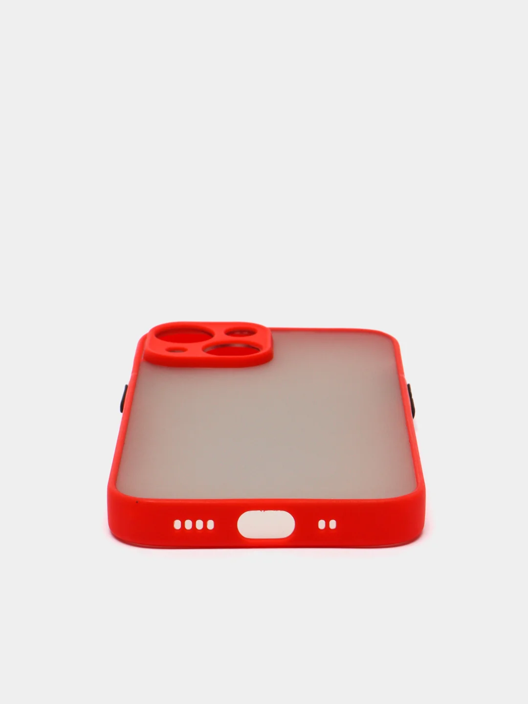 Красный накладка пластиковая с защищенной камерой на iPhone 13 mini / 13 / 13 Pro / 13 Pro Max