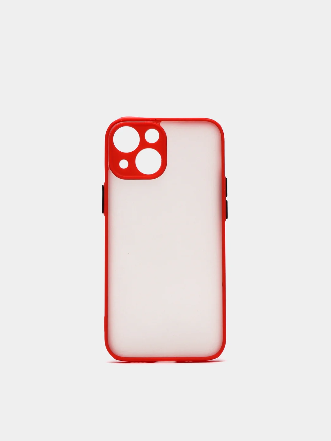 Красный накладка пластиковая с защищенной камерой на iPhone 13 mini / 13 / 13 Pro / 13 Pro Max