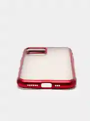 Красный чехол на iPhone 11 / iPhone 11 Pro / iPhone 11 Pro Max, силиконовый, матовый, с окантовкой