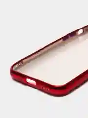Красный чехол на iPhone 11 / iPhone 11 Pro / iPhone 11 Pro Max, силиконовый, матовый, с окантовкой