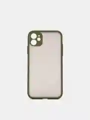 Хаки накладка пластиковая с защищенной камерой на iPhone 11 / iPhone 11 Pro / iPhone 11 Pro Max