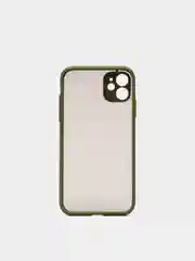 Хаки накладка пластиковая с защищенной камерой на iPhone 11 / iPhone 11 Pro / iPhone 11 Pro Max