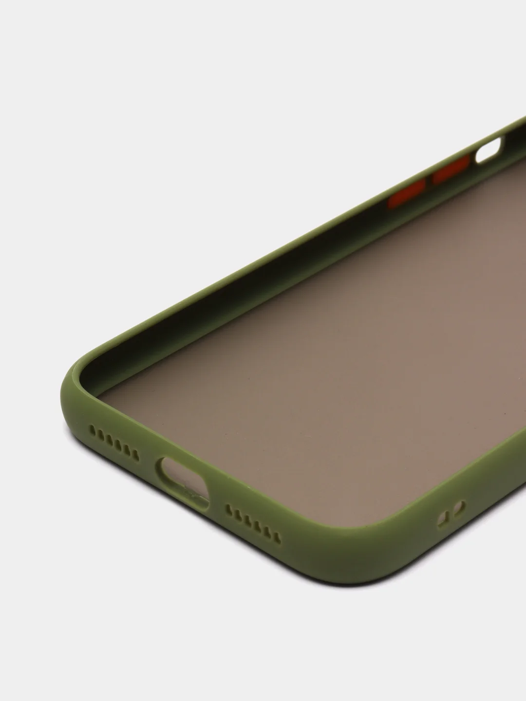 Хаки накладка пластиковая с защищенной камерой на iPhone 11 / iPhone 11 Pro / iPhone 11 Pro Max
