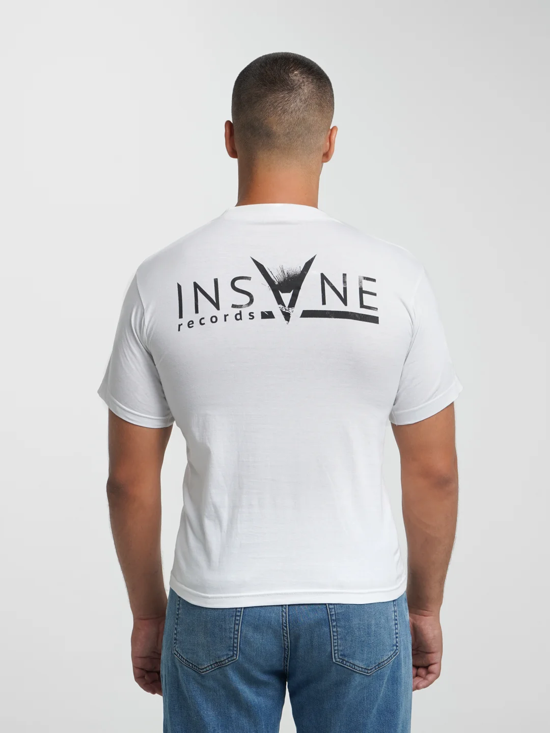 Белый футболка Insane Record SleetGrout