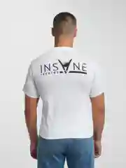 Белый футболка Insane Record SleetGrout