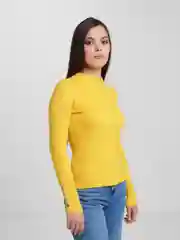 Желтый водолазка женская