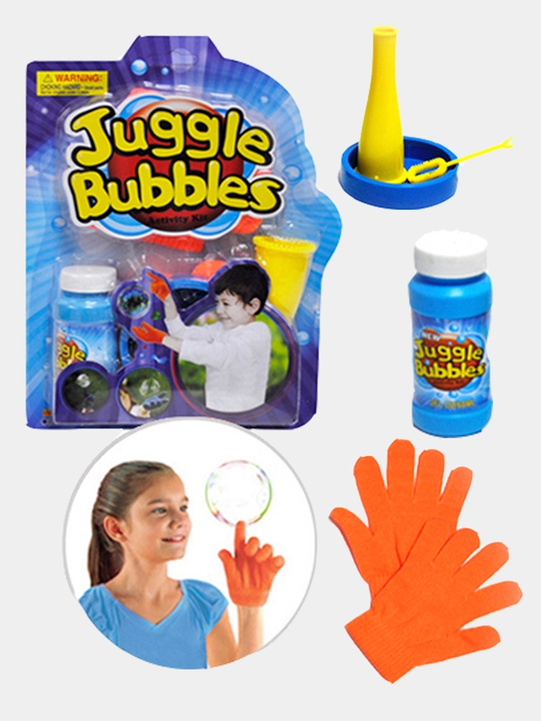 Мыльные пузыри Juggle Bubbles, с аксессуарами, прыгающие пузыри