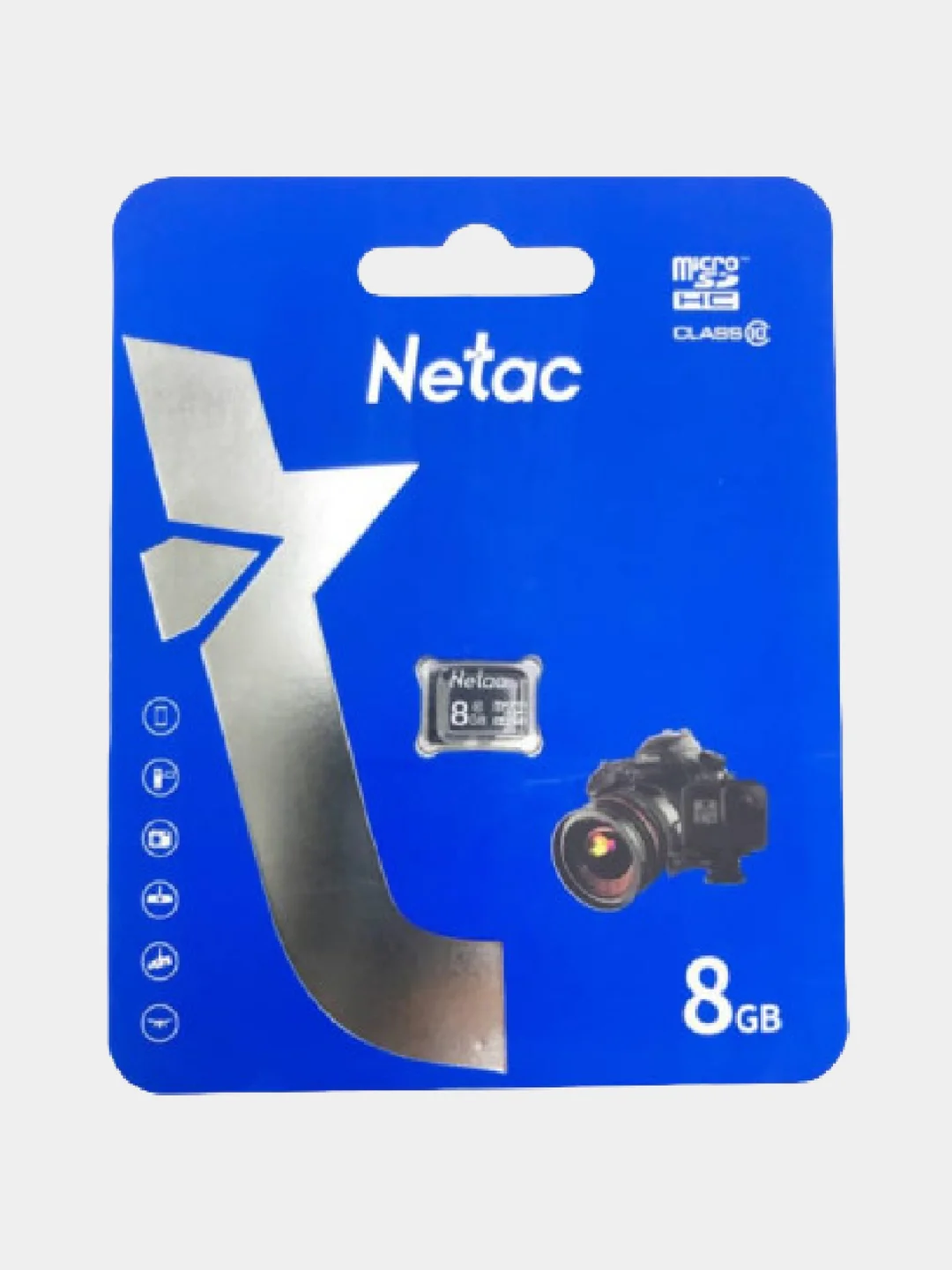 Карта памяти MicroSD Netac P500 Standart Class 10, 20 Mb/s, без адаптера