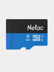 Карта памяти MicroSD Netac P500 Standart Class 10, 20 Mb/s, без адаптера