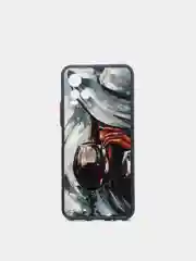 Бордовый чехол с рисунком на Vivo Y21 и Vivo Y33s (Виво У21 и Виво У33с)