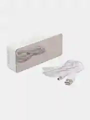 Синий зеркальные LED часы с будильником