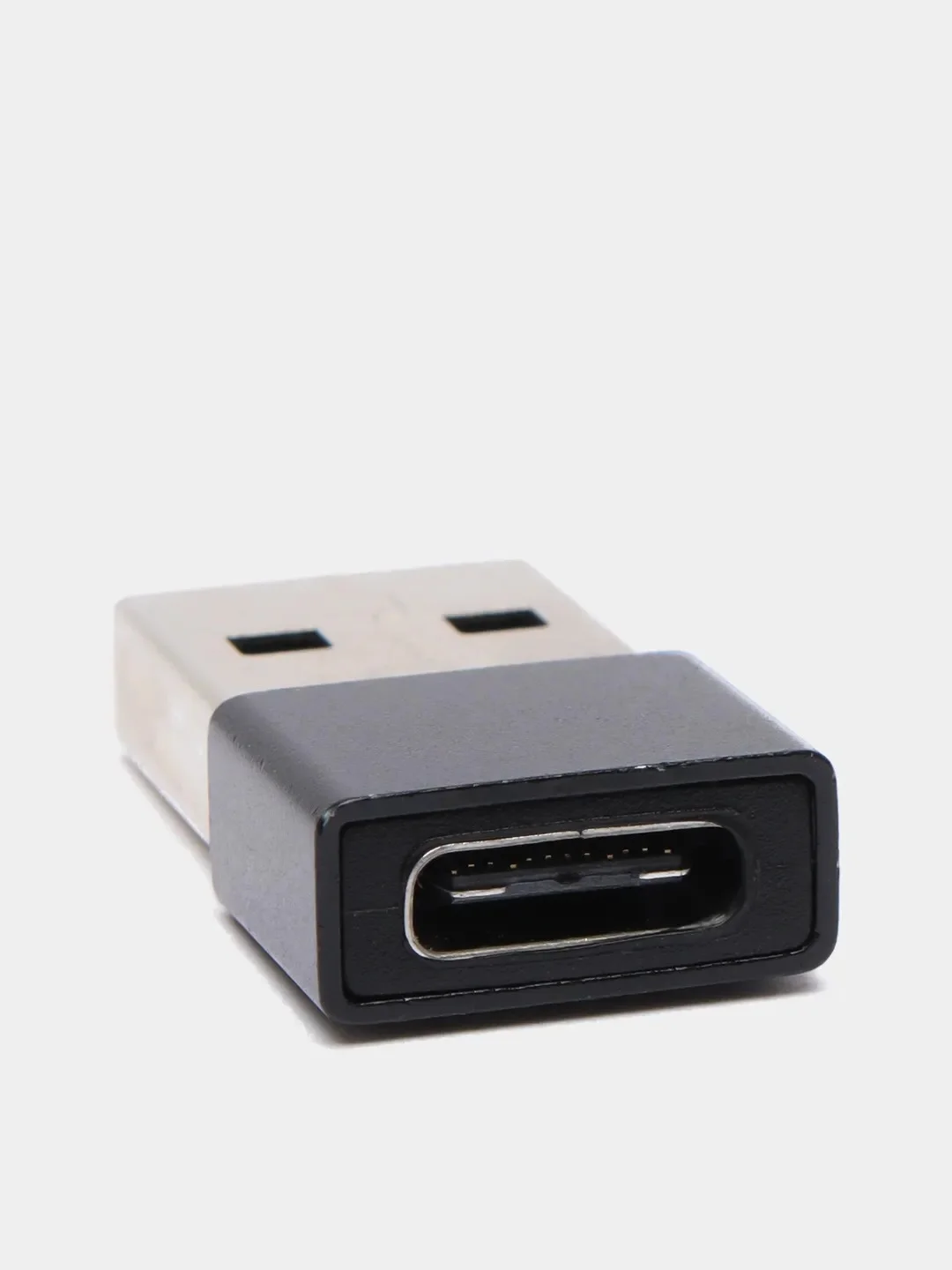 Черный otg Адаптер переходник с USB Type - C (выход) на USB 2.0 или 3.0 (вход) / отг