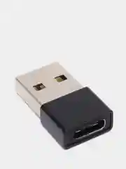 Черный otg Адаптер переходник с USB Type - C (выход) на USB 2.0 или 3.0 (вход) / отг