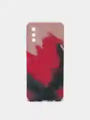 Багровый чехол Samsung Galaxy A02, Самсунг Галакси А02 силиконовый с мягким подкладом