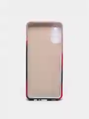 Багровый чехол Samsung Galaxy A02, Самсунг Галакси А02 силиконовый с мягким подкладом
