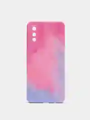 Пурпурный чехол Samsung Galaxy A02, Самсунг Галакси А02 силиконовый с мягким подкладом