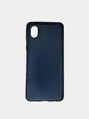 Темно-синий чехол Samsung Galaxy A01 Core, Самсунг Галакси А01 Кор из экокожи Baseus