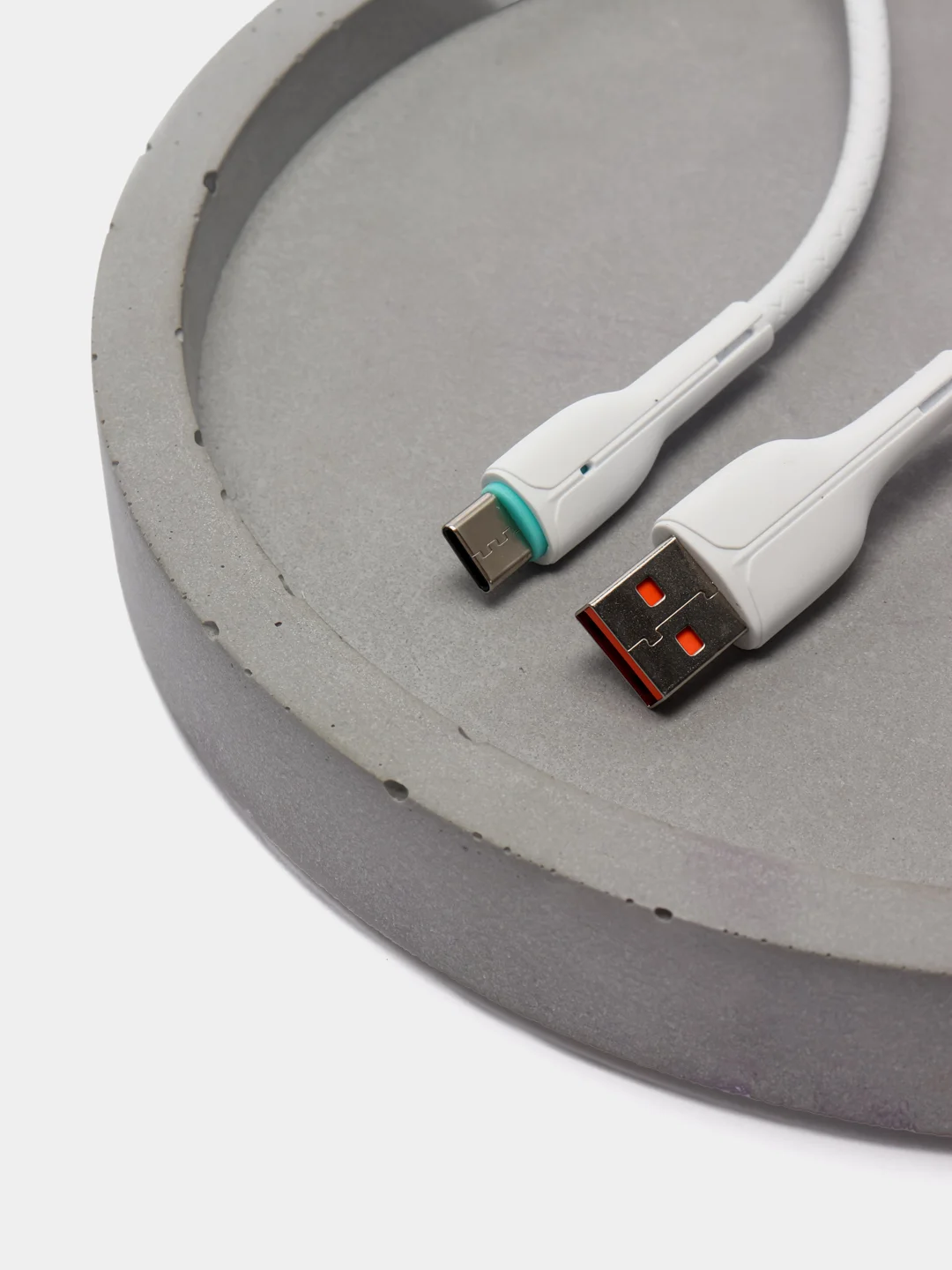 Белый кабель USB-Type C GFPower F16T, 1 м