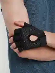 Черный перчатки спортивные, перчатки для тренировок, велоперчатки, перчатки для фитнеса