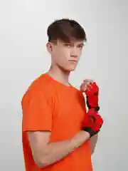 Багровый рыболовные перчатки