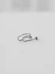 Серебряный септум - обманка, зажим