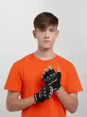 Черный перчатки для велосипеда и фитнеса