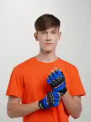 Синий перчатки для велосипеда и фитнеса